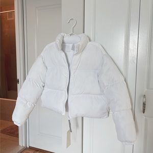 Cropped puffer jacket